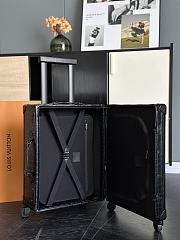 Okify Louis Vuitton Rolling Trunk Black Crocodile Suitcase M12881 55x39x21cm - 5