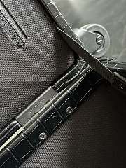 Okify Louis Vuitton Rolling Trunk Black Crocodile Suitcase M12881 55x39x21cm - 3
