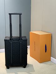 Okify Louis Vuitton Rolling Trunk Black Monogram Suitcase 55x39x21cm - 2