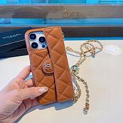 Okify CC Brown Phone Case Crossbody Strap  - 2