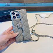 Okify CC Gray Phone Case Crossbody Strap  - 5