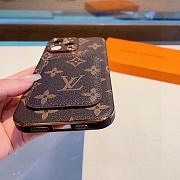Okify Louis Vuitton Brown Phone Case With Card Holder 28954 - 6
