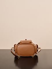 Okify MiuMiu Brown Backpack 22x18x11.5cm - 6