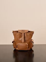 Okify MiuMiu Brown Backpack 22x18x11.5cm - 5