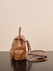 Okify MiuMiu Brown Backpack 22x18x11.5cm - 4