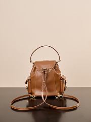 Okify MiuMiu Brown Backpack 22x18x11.5cm - 3