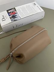 Okify Dior Bow Brown Pouch 20x11x8cm  - 5