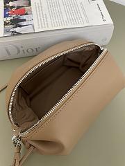 Okify Dior Bow Brown Pouch 20x11x8cm  - 2