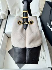 Okify CC 25A Hobo Bag Gray And Black 36x24x12cm  - 6