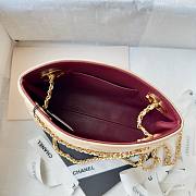 Okify CC 26S Wallet On Chain Bag Beige Lambskin 24x16x7.5cm - 4