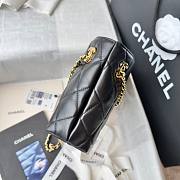 Okify CC 26S Wallet On Chain Bag Black Lambskin 24x16x7.5cm - 5