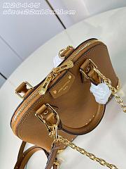 Okify Louis Vuitton Alma Trunk BB Bag Brown M29445 22x19x11cm - 3