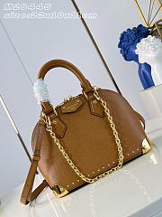 Okify Louis Vuitton Alma Trunk BB Bag Brown M29445 22x19x11cm - 1