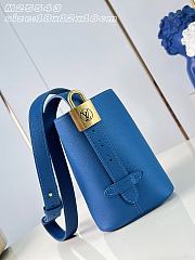 Okify Louis Vuitton Lowkey All In BB Bag Blue M27370 18x16x12cm - 4
