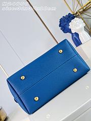 Okify Louis Vuitton Hobo MM Low Key Bag Blue M28220 35x31x18cm  - 3