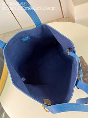 Okify Louis Vuitton Low Key Cabas MM Bag Blue M25341 47x30x14cm - 6