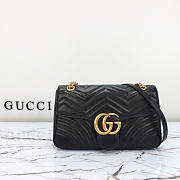 Okify Gucci Marmont Matelasse Bag Black 31x19x7cm - 1