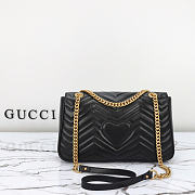 Okify Gucci Marmont Matelasse Bag Black 31x19x7cm - 3