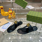 Okify Gucci Black Women Slides With Black T-strap - 2