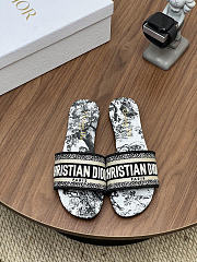 Okify Dior Black Slides 6308  - 1