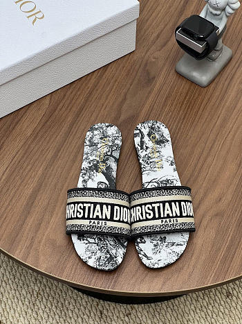 Okify Dior Black Slides 6308 