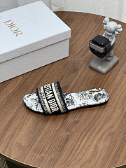 Okify Dior Black Slides 6308  - 5