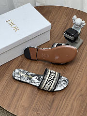 Okify Dior Black Slides 6308  - 4