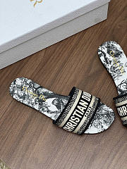 Okify Dior Black Slides 6308  - 2