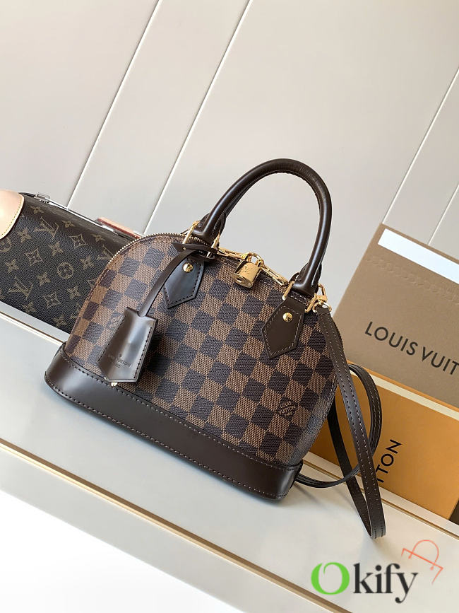Okify Louis Vuitton Alma BB Damier Bag N41221 23.5x17.5x11.5cm - 1