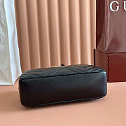 Okify Gucci GG Marmont Matelasse Bag Black Leather 24x15x8cm - 5