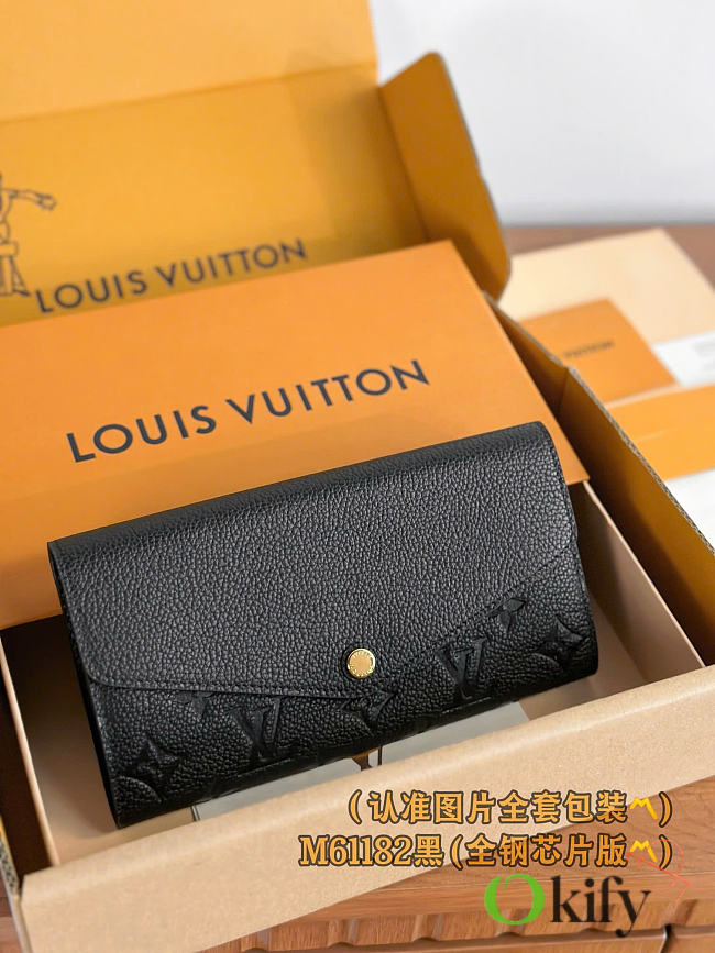 Okify Louis Vuitton Sarah Long Wallet 19x10.5x2cm M61182  - 1