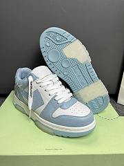 Okify Off White Out Of Office Blue And White Sneakers Unisex - 2
