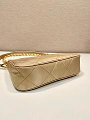 Okify Prada Beige Hobo Bag 1BC204 23x16x6.5cm - 5