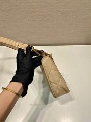 Okify Prada Beige Hobo Bag 1BC204 23x16x6.5cm - 6