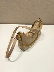 Okify Prada Beige Hobo Bag 1BC204 23x16x6.5cm - 3