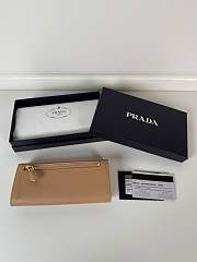 Okify Prada Beige Long Wallet 1MH132 18.7x9.5cm - 5