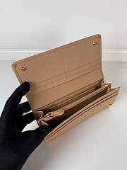 Okify Prada Beige Long Wallet 1MH132 18.7x9.5cm - 2