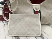 Okify Gucci Giglio Small Tote Bag White 25x20x15cm - 4
