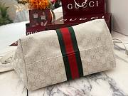 Okify Gucci Giglio Small Tote Bag White 25x20x15cm - 3