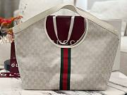 Okify Gucci Giglio Large Tote Bag White 60x47x16cm - 6