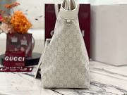 Okify Gucci Giglio Large Tote Bag White 60x47x16cm - 5