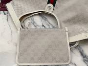 Okify Gucci Giglio Large Tote Bag White 60x47x16cm - 4