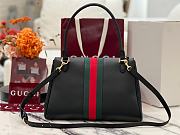 Okify Gucci Paparazzo Medium Top Handle Bag Black 875018 32x24x17cm  - 4