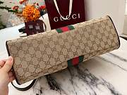 Okify Gucci Paparazzo Large Top Handle Bag Beige GG Canvas 875019 37x29x13cm - 5