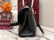 Okify Gucci Paparazzo Large Top Handle Bag Black 875019 37x29x13cm - 3