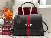 Okify Gucci Paparazzo Large Top Handle Bag Black 875019 37x29x13cm - 1