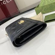 Okify Gucci Black Small Wallet 723799 12x10x3cm - 6