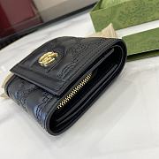 Okify Gucci Black Small Wallet 723799 12x10x3cm - 4