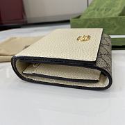 Okify Gucci White Small Wallet 598587 12x10x3cm - 5