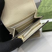 Okify Gucci White Small Wallet 598587 12x10x3cm - 3